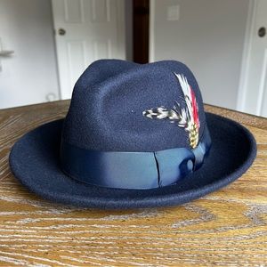 Men's Milani Wool Fedora Hat Soft Crushable Lined XL